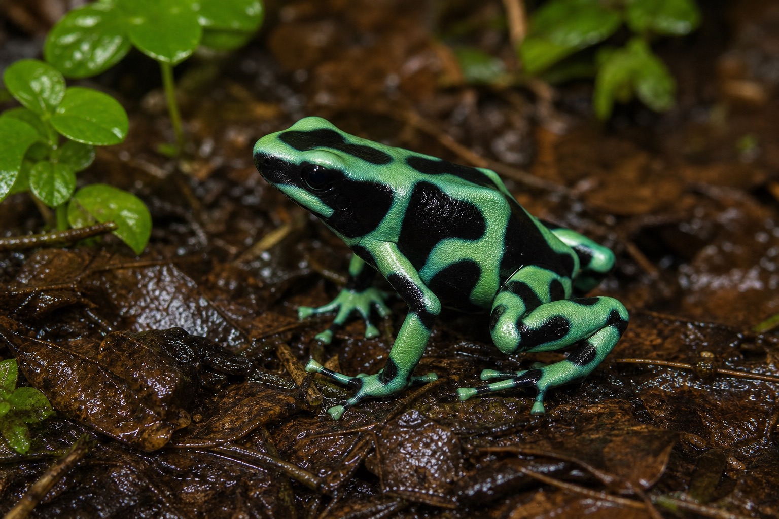 マダラヤドクガエル